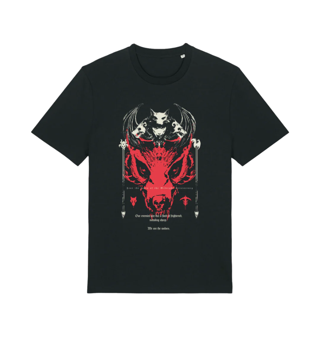 Black Printed T-shirt